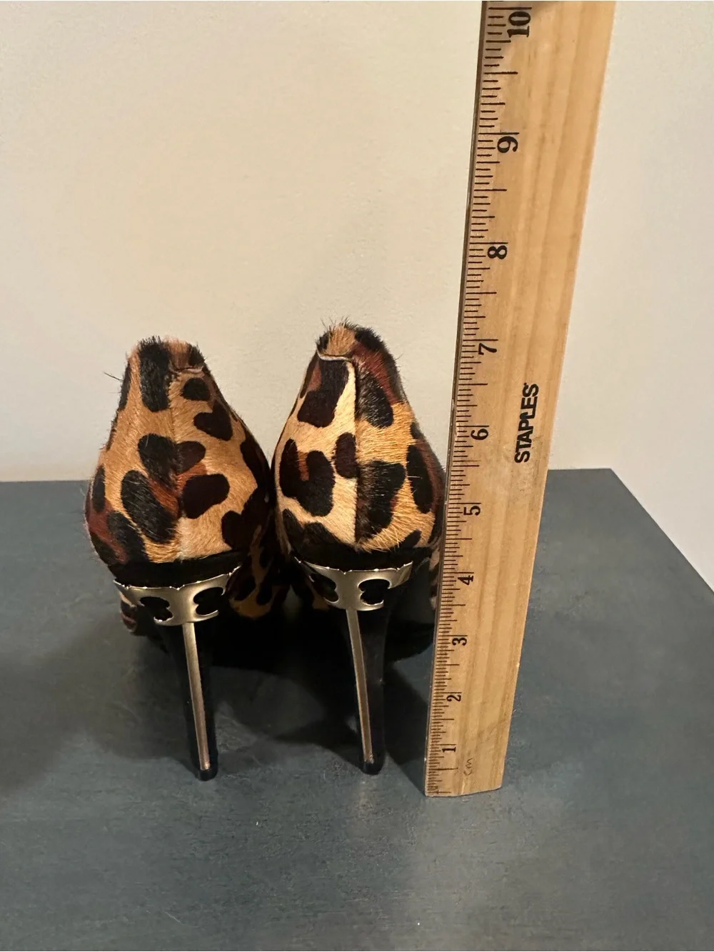 Tory Burch Leopard Pony-Hair High Heel Pumps - Brown/Black